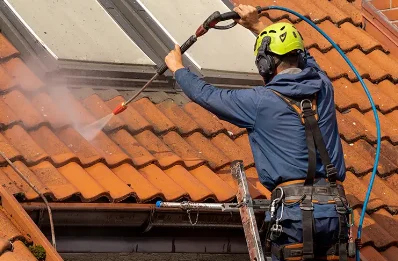 Démoussage et hydrofuge de toiture à Peyrecave
